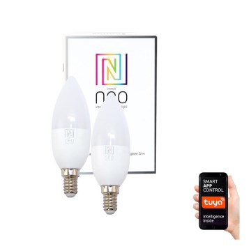 Immax NEO - SADA 2x LED Stmívatelná žárovka E14/5W/230V ZigBee 2700K Immax NEO - SADA 2x LED Stmívatelná žárovka E14/5W/230V ZigBee 2700K