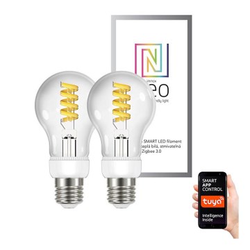 Immax Neo - SADA 2x LED Stmívatelná žárovka FILAMENT E27/5W/230V 2700-6000K
