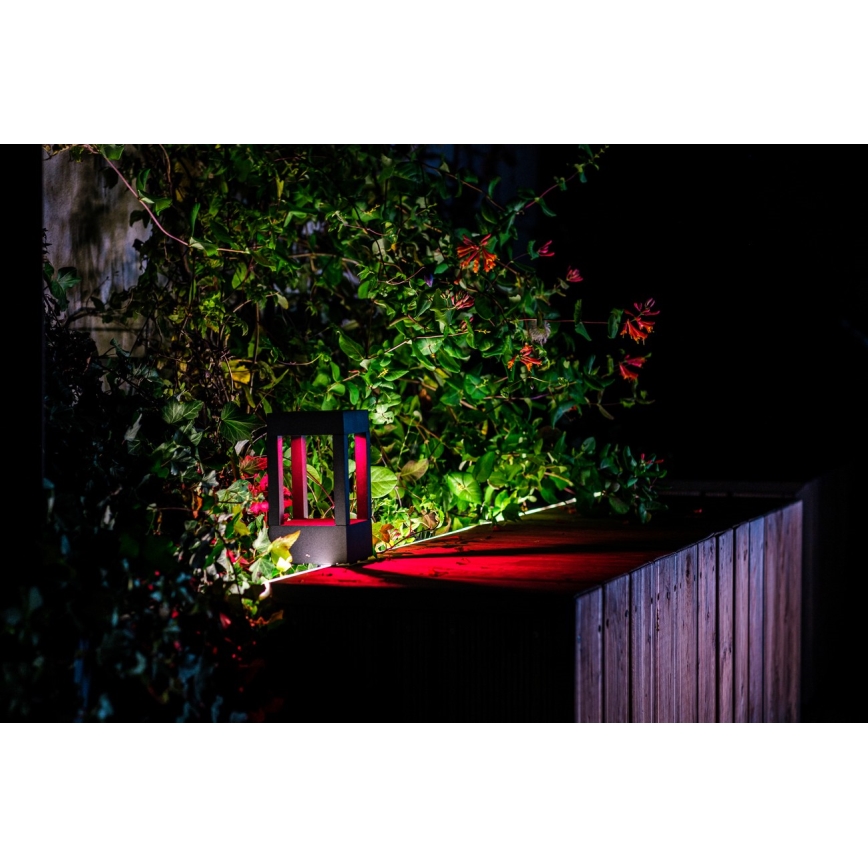 Immax NEO 07902L - LED RGB+CCT Stmívatelná venkovní lampa NEO LITE CUBE LED/10W/230V 2700-6500K IP67 Wi-Fi Tuya černá