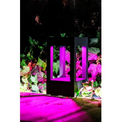 Immax NEO 07902L - LED RGB+CCT Stmívatelná venkovní lampa NEO LITE CUBE LED/10W/230V 2700-6500K IP67 Wi-Fi Tuya černá