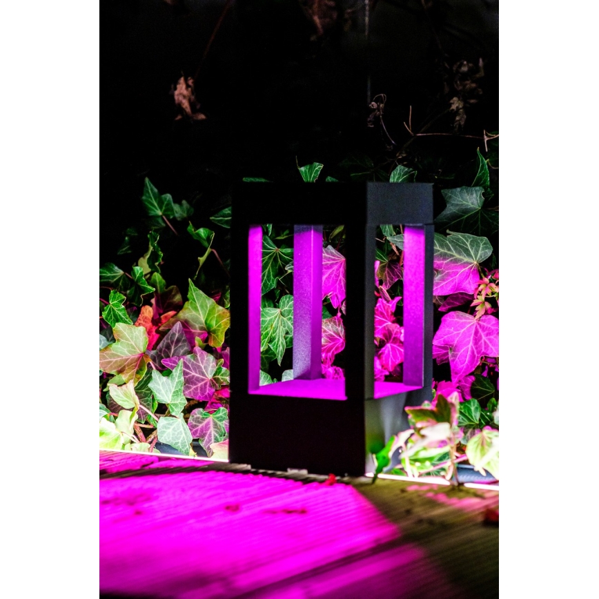 Immax NEO 07902L - LED RGB+CCT Stmívatelná venkovní lampa NEO LITE CUBE LED/10W/230V 2700-6500K IP67 Wi-Fi Tuya černá