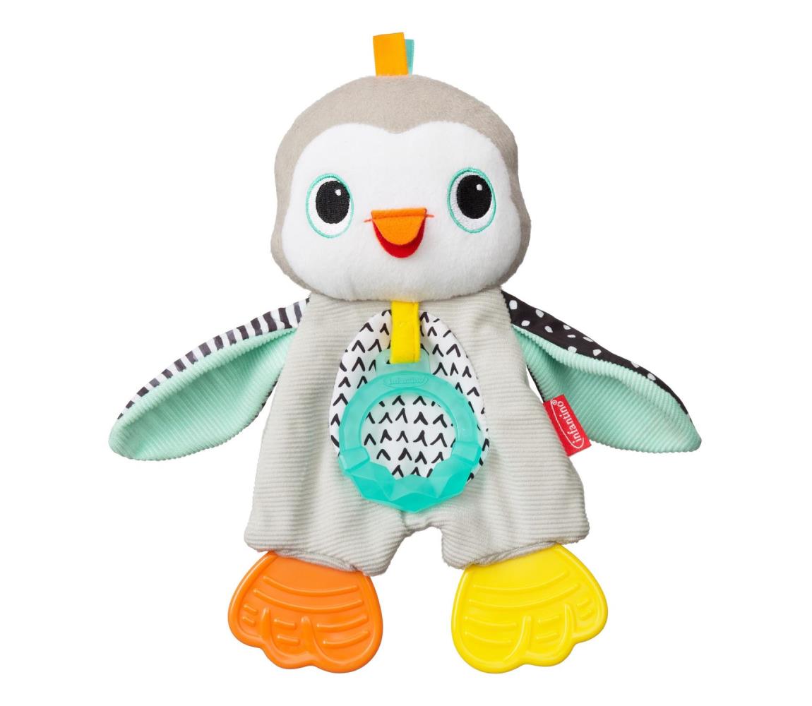 Infantino Infantino 316329-01INF - Plyšová hračka s kousátky tučňák FBB0041