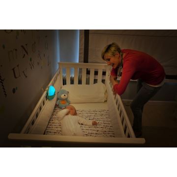 Infantino - Dětská lampička s projektorem 3xAA modrá