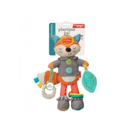 Infantino - Plyšová hračka s kousátky 30 cm lišák