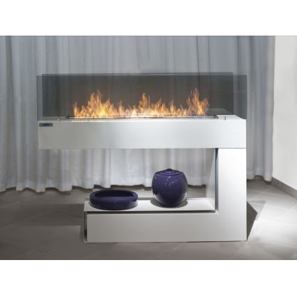 InFire - BIO krb 110x85,5 cm 3kW bílá