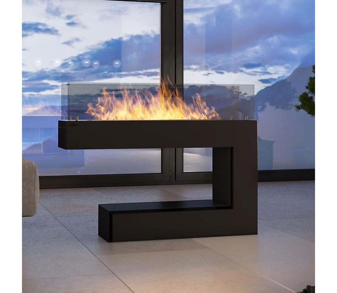 InFire InFire - BIO krb 110x85,5 cm 3kW černá IF0030