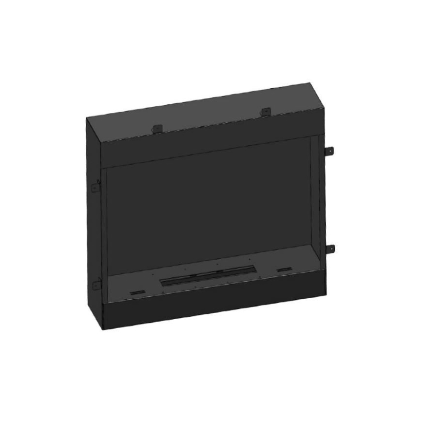 InFire - BIO krb 90x112,5 cm 3kW bílá