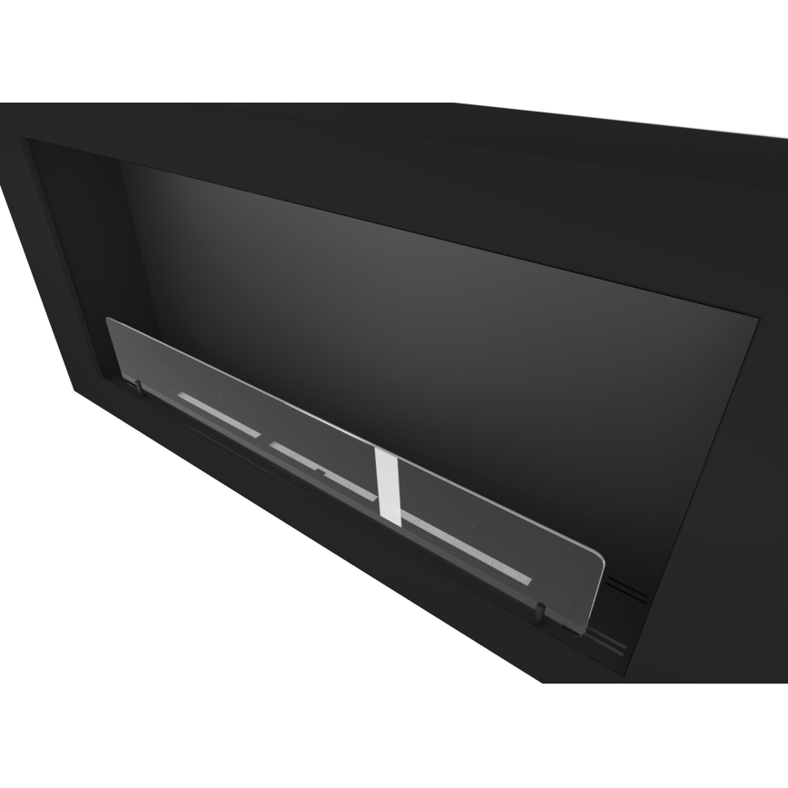 InFire - Nástěnný BIO krb 120x56 cm 3kW černá
