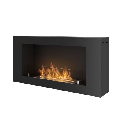 InFire - Nástěnný BIO krb 44x91 cm 3kW černá