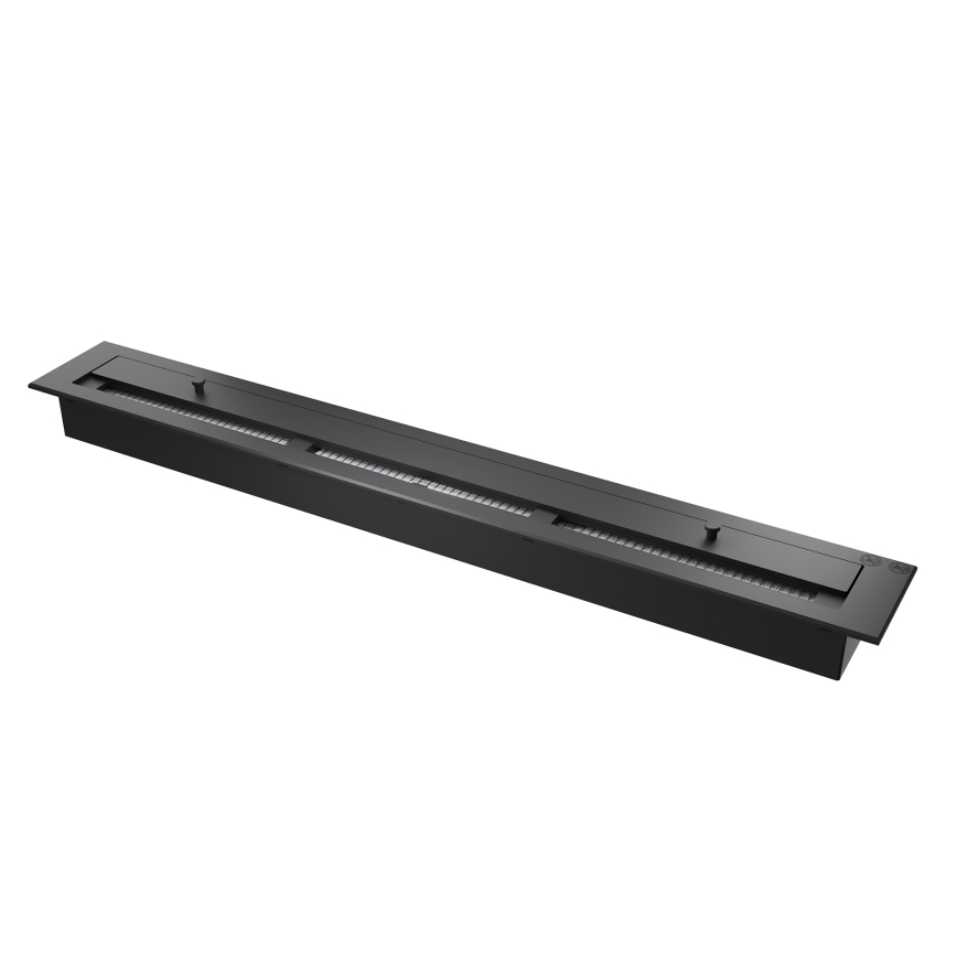 InFire - Rohový BIO krb 110x45 cm 3kW černá