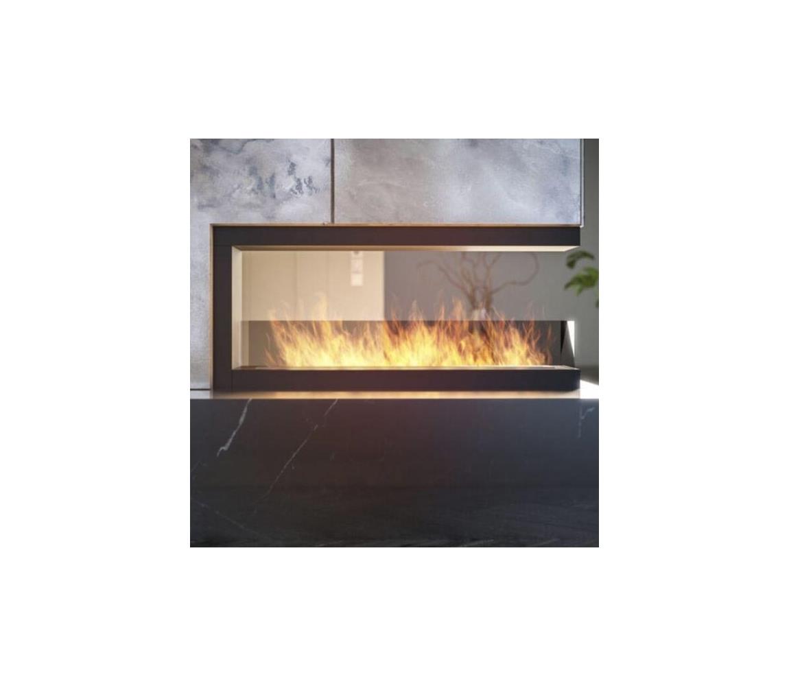 InFire InFire - Rohový BIO krb 120x50 cm 3kW oboustranný 