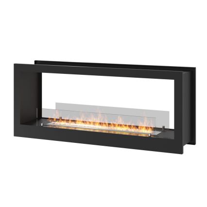 InFire - Vestavěný BIO krb 120x50 cm 3kW oboustranný