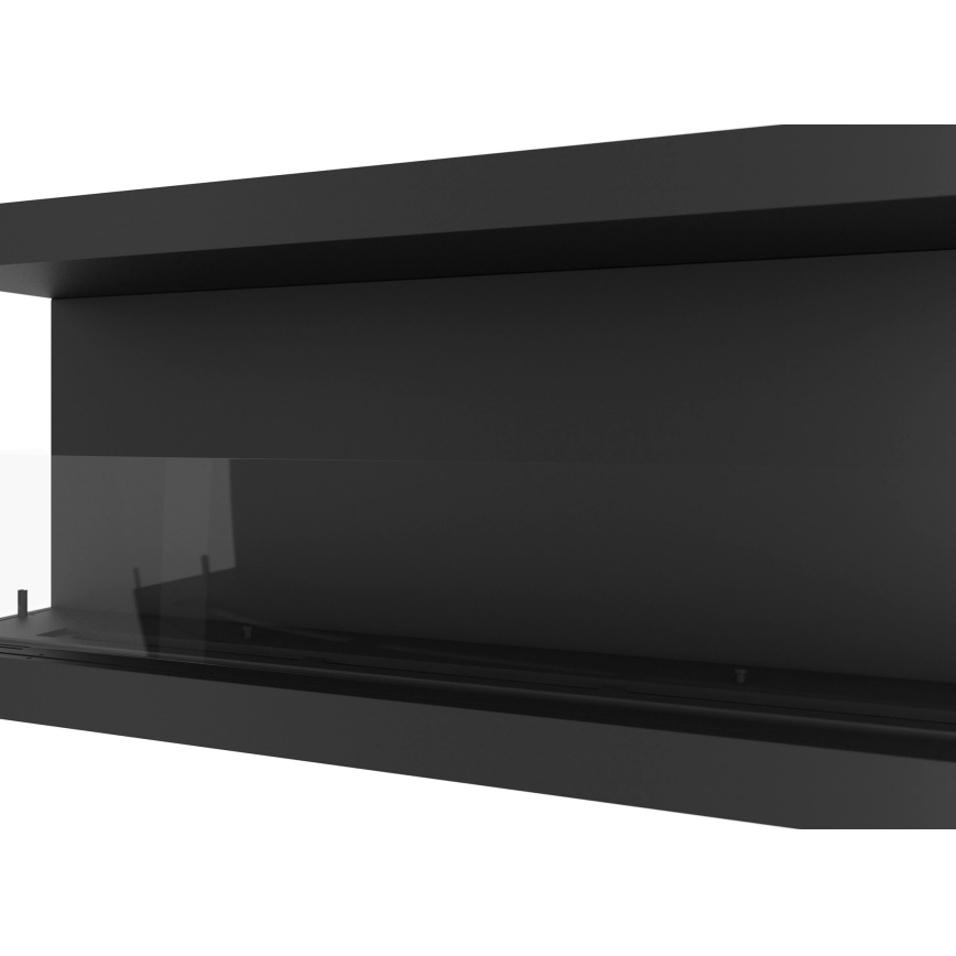 InFire - Vestavěný BIO krb 120x50 cm 5kW černá
