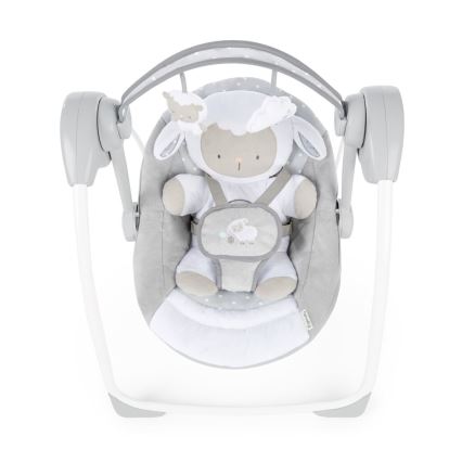 Ingenuity - Dětská houpačka s melodií CUDDLE LAMB 4xLR14
