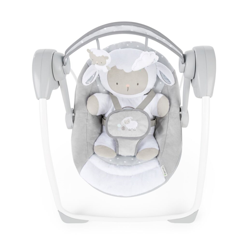 Ingenuity - Dětská houpačka s melodií CUDDLE LAMB 4xLR14