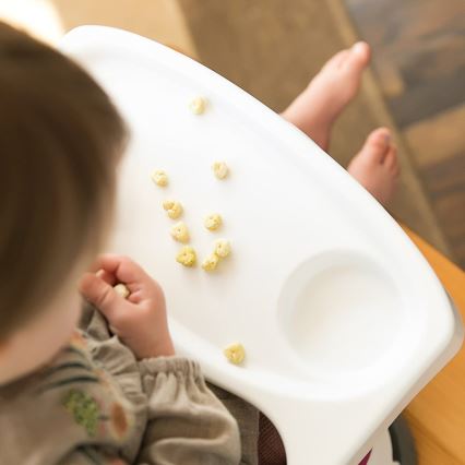 Ingenuity - Podsedák na jídelní židli 2v1 BABY BASE růžová