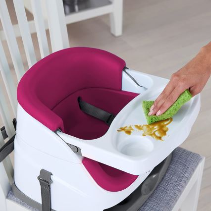 Ingenuity - Podsedák na jídelní židli 2v1 BABY BASE růžová