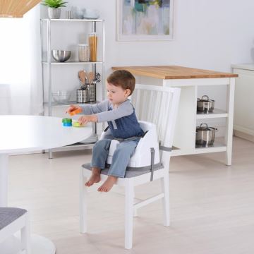 Ingenuity - Podsedák na jídelní židli 2v1 BABY BASE šedá