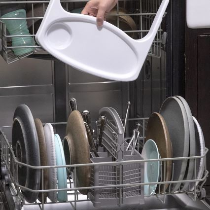 Ingenuity - Podsedák na jídelní židli 2v1 BABY BASE šedá