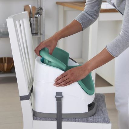 Ingenuity - Podsedák na jídelní židli 2v1 BABY BASE tyrkysová