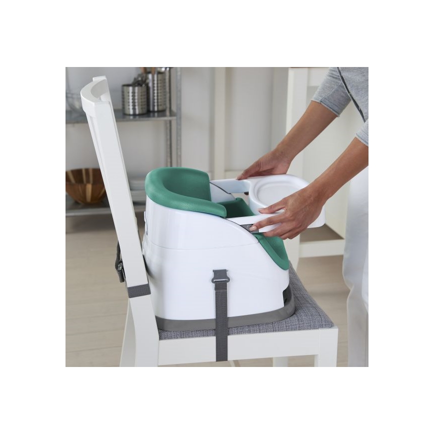 Ingenuity - Podsedák na jídelní židli 2v1 BABY BASE tyrkysová