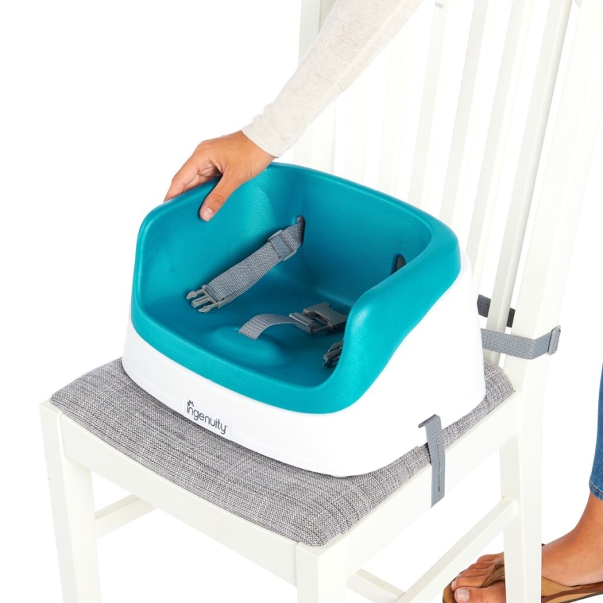 Ingenuity - Podsedák na jídelní židli 2v1 SMARTCLEAN TODDLER modrá
