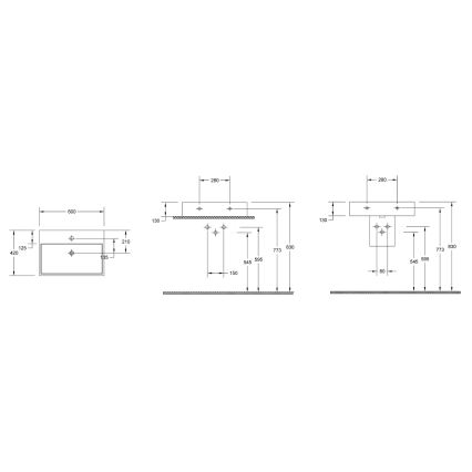 Isvea - Umyvadlo na desku PURITY 60x42 cm keramika/bílá