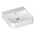 Isvea - Umyvadlo na desku/závěsné SOTT AQUA 50x50 cm keramika/bílá