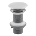 Isvea - Umyvadlová výpusť Click-Clack INFINITY pr. 7,2 cm bílá