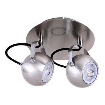 ITALUX - LED Bodové svítidlo NICOLA 2xGU10/50W/230V