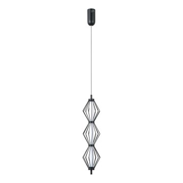ITALUX - LED Lustr na lanku SEVILLA LED/15W/230V 3000K černá