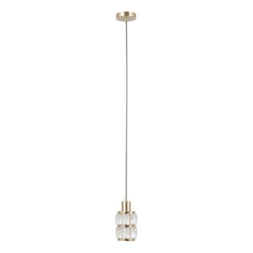 ITALUX - Lustr na lanku ALMA 1xE27/40W/230V zlatá