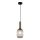 ITALUX - Lustr na lanku ANTIOLA 1xE27/40W/230V pr. 15 cm bronz