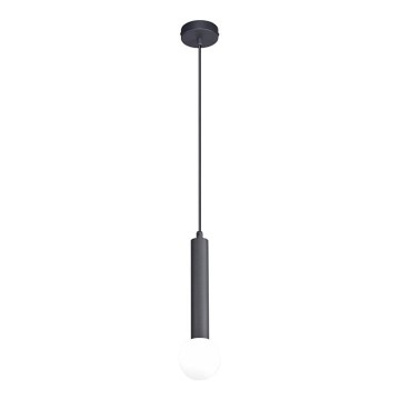 ITALUX - Lustr na lanku FILANO 1xG9/5W/230V černá