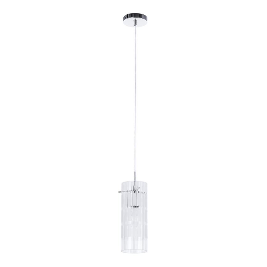 ITALUX - Lustr na lanku MAX 1xE27/60W/230V lesklý chrom/čirá