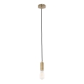 ITALUX - Lustr na lanku MODERNA 1xE27/60W/230V bronz