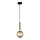 ITALUX - Lustr na lanku RAVENA 1xE27/5W/230V mosaz