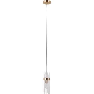 ITALUX - Lustr na lanku TARASO 1xE14/40W/230V zlatá