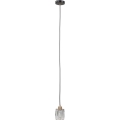 ITALUX - Lustr na lanku TORNO 1xE14/40W/230V černá/zlatá