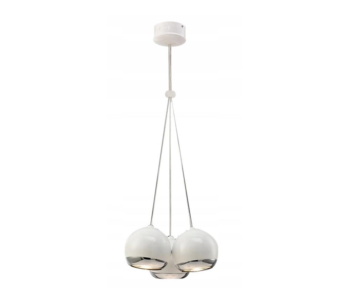 ITALUX ITALUX MA01394CA-003WH - Lustr na lanku SFERIO 3xGU10/75W/230V IT0364