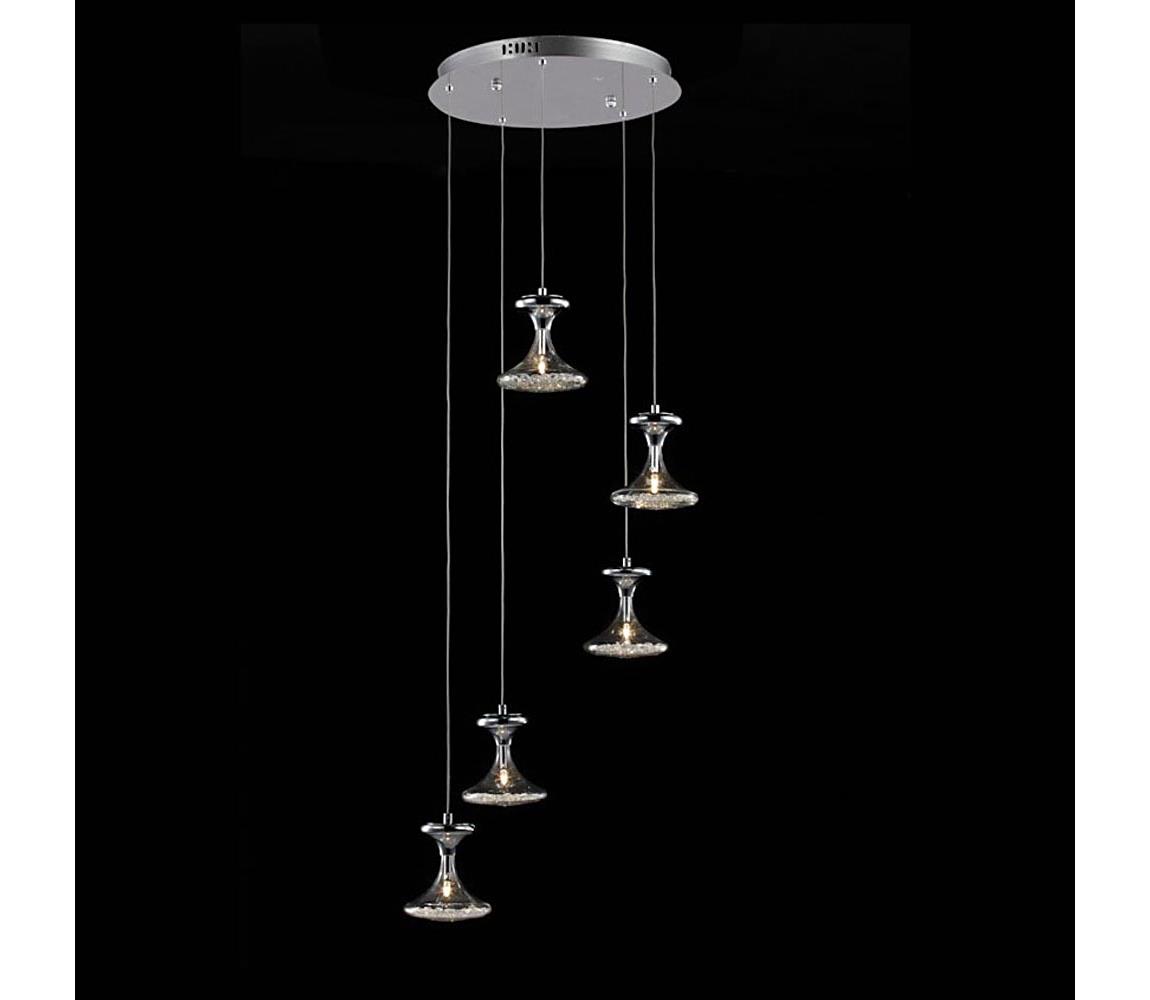 ITALUX ITALUX MD112906-5B - Lustr na lanku NUEVA 5xG4/20W/230V IT0317