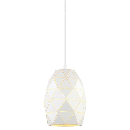 ITALUX - Lustr na lanku HARLEY 1xE27/40W/230V bílá