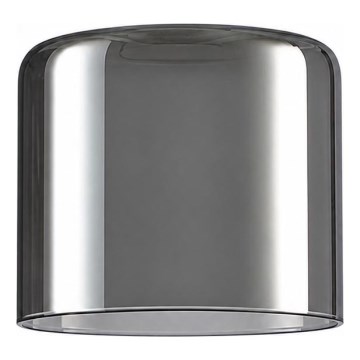 ITALUX - Náhradní sklo k lustru SANTIA E27 pr. 12 cm kouřová černá