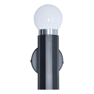 ITALUX - Nástěnná lampa MACERA 1xE27/40W/230V černá