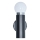 ITALUX - Nástěnná lampa MACERA 1xE27/40W/230V černá
