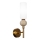 ITALUX - Nástěnná lampa SANTOS 1xG9/40W/230V zlatá