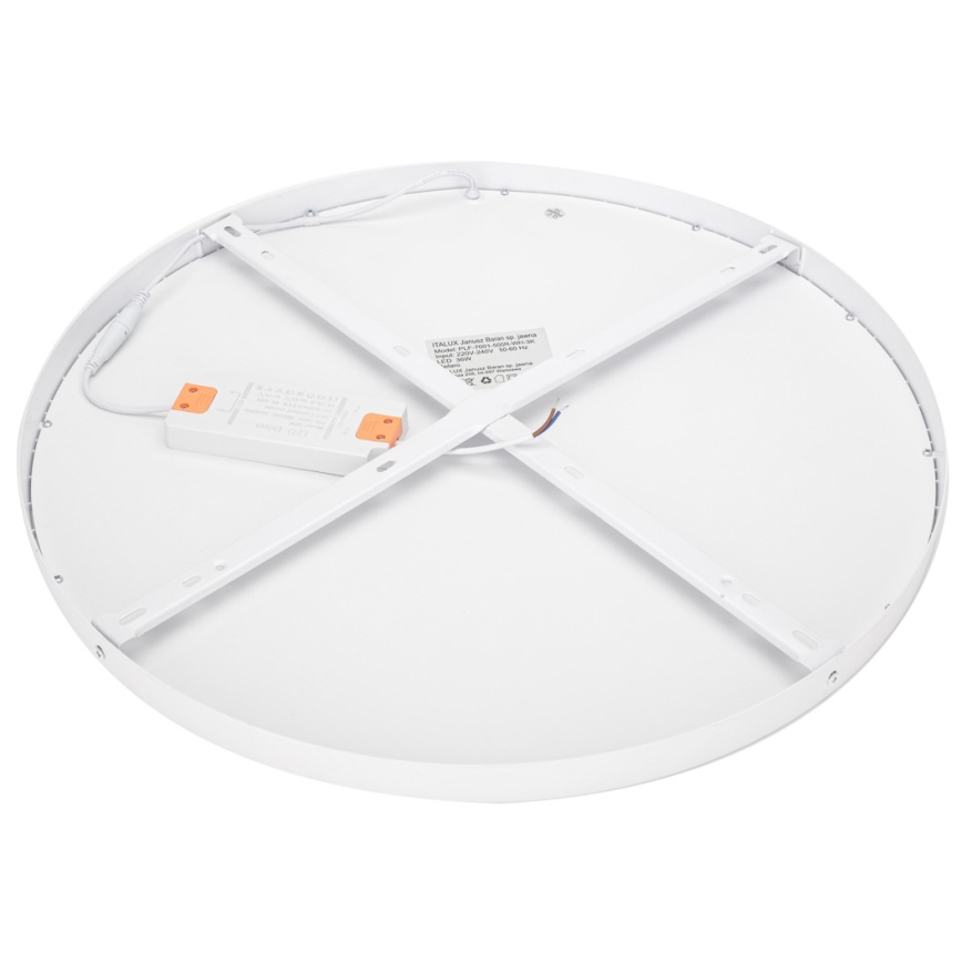 ITALUX - LED Stropní svítidlo PELARO LED/36W/230V 4000K pr. 50 cm bílá