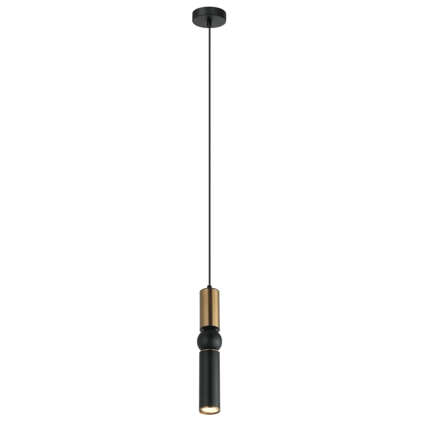 ITALUX - Lustr na lanku ISIDORA 1xGU10/25W/230V černá/bronz