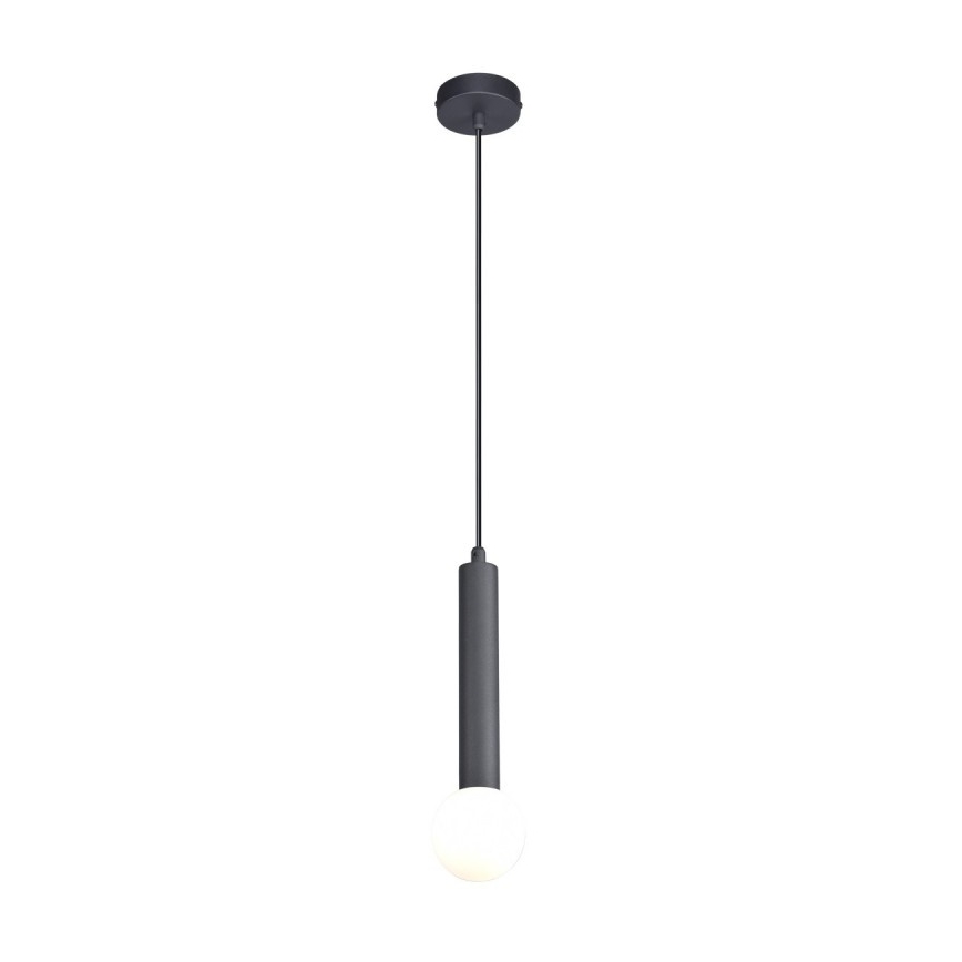 ITALUX - Lustr na lanku FILANO 1xG9/5W/230V černá