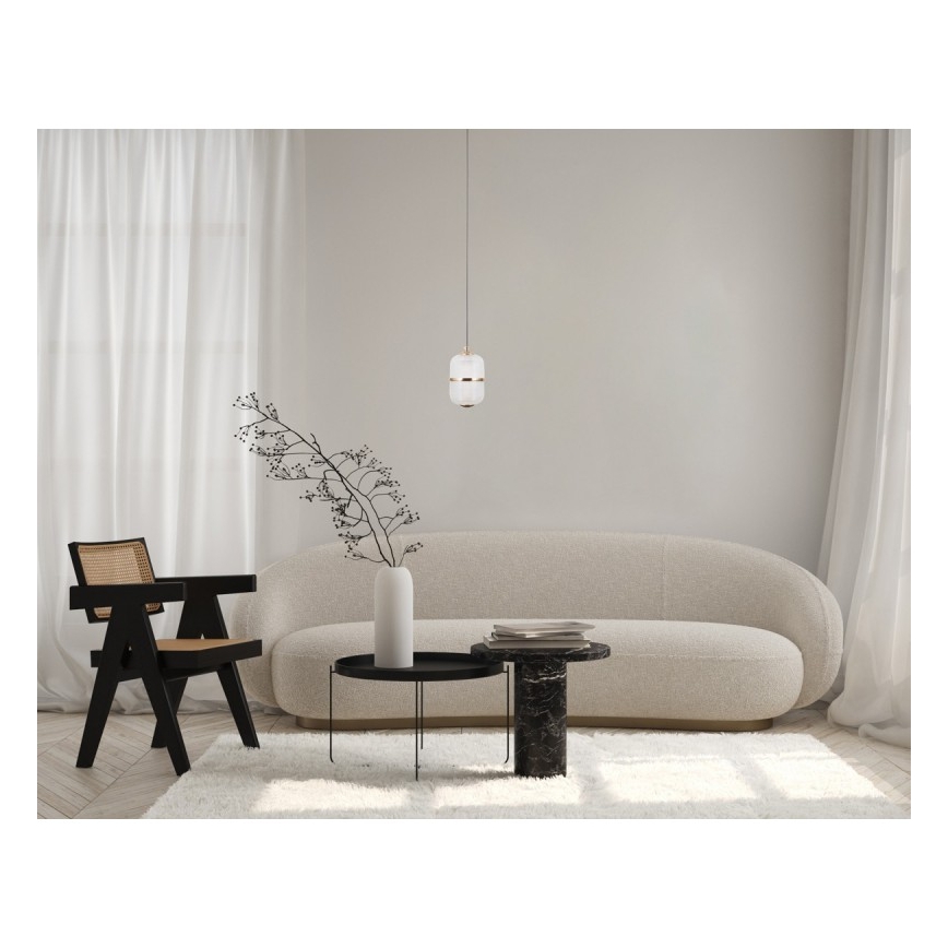 ITALUX - LED Lustr na lanku ALANI LED/6W/230V 3000K zlatá